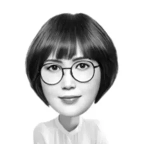 황문영 단장 캐리커처